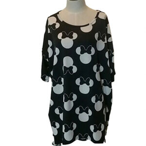 Lularoe Rare Minni Mouse with Bows Print Top